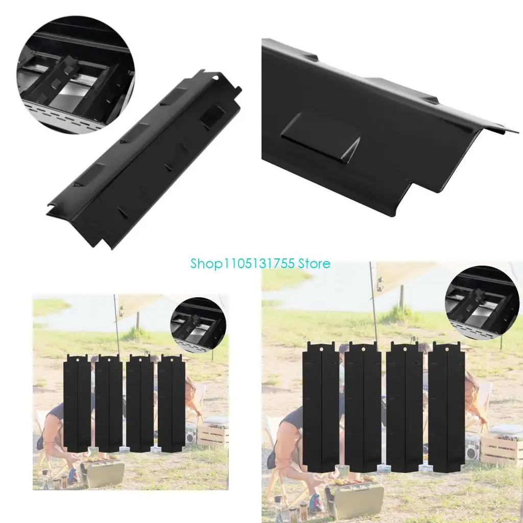 

K0EF 4 шт., нагревательная пластина из нержавеющей стали, универсальная тепловая палатка для крышки горелки