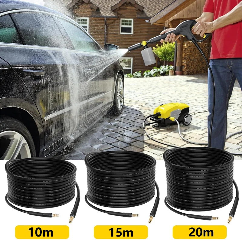 

Pressure Washer Replacement Hose for Karcher K Series K2 K3 K4 K5 K7 Click Type Plug Quick Connector 40MPa(5800 PSI)