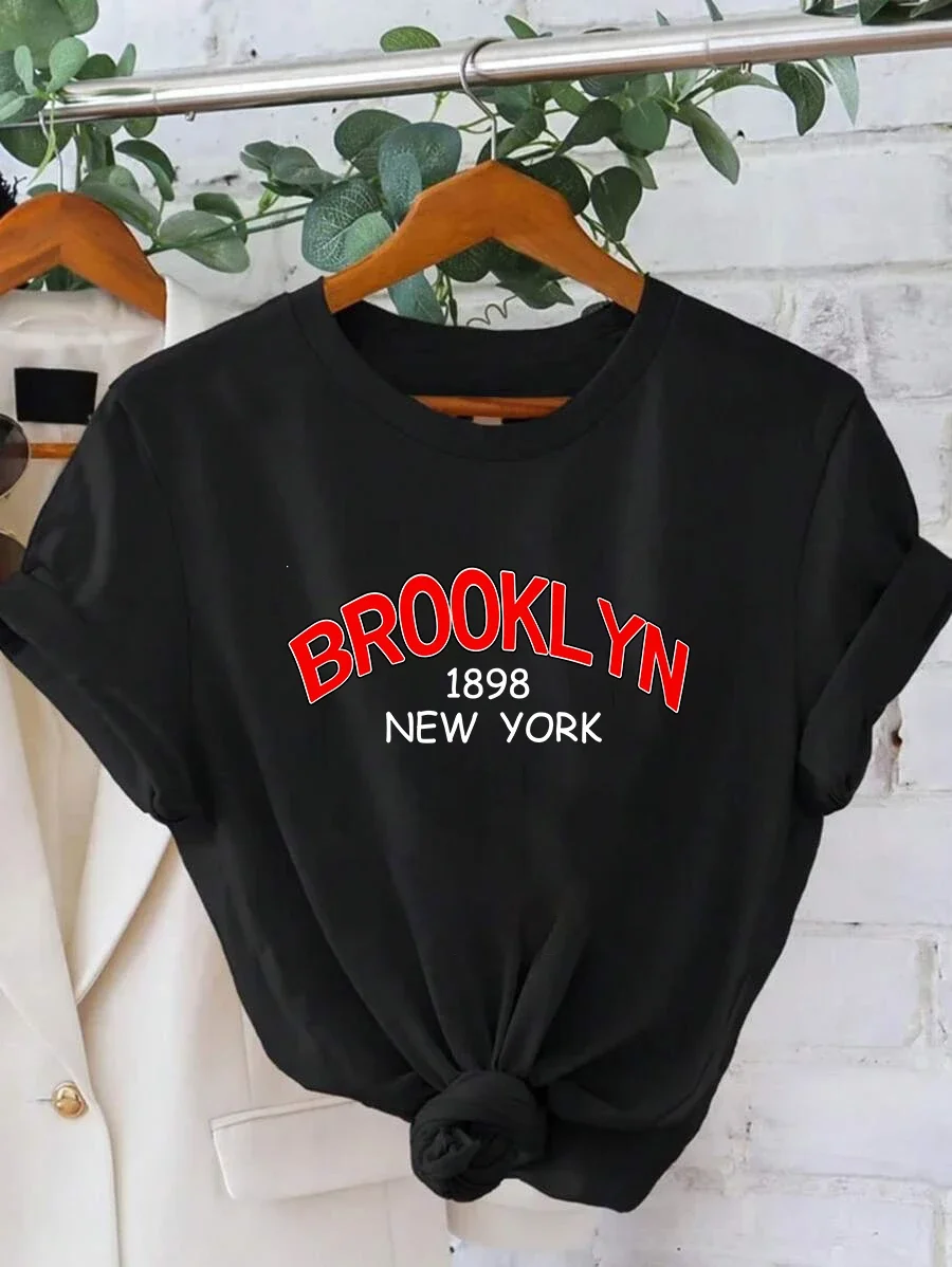 Summer Womens T-shirt Cotton Casual O-Neck Short Sleeve Outdoor Sports Jogging Clothes 2026 Harajuku Fashion Street Tees Tops