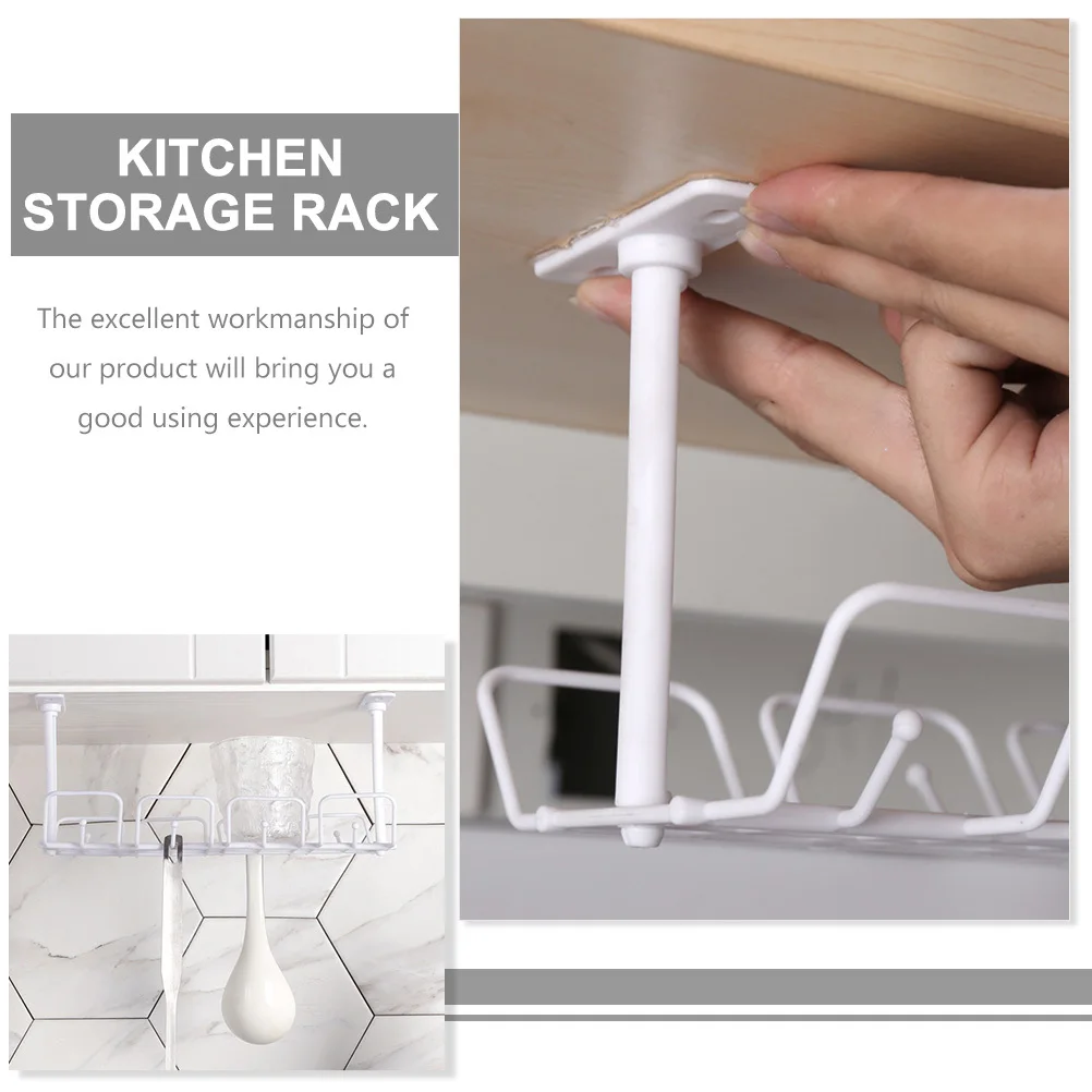 1 set 1 Set Under Desk Cable Organizer Tray Plastic Cable Management Basket For Home Office Desk Cord Storage No Punching Needed