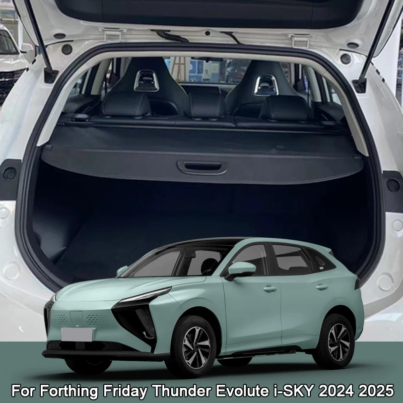 

For Forthing Friday Thunder Evolute i-SKY Retractable Rear Trunk Curtain Cover Organizer Privacy Security Screen Shield Shade