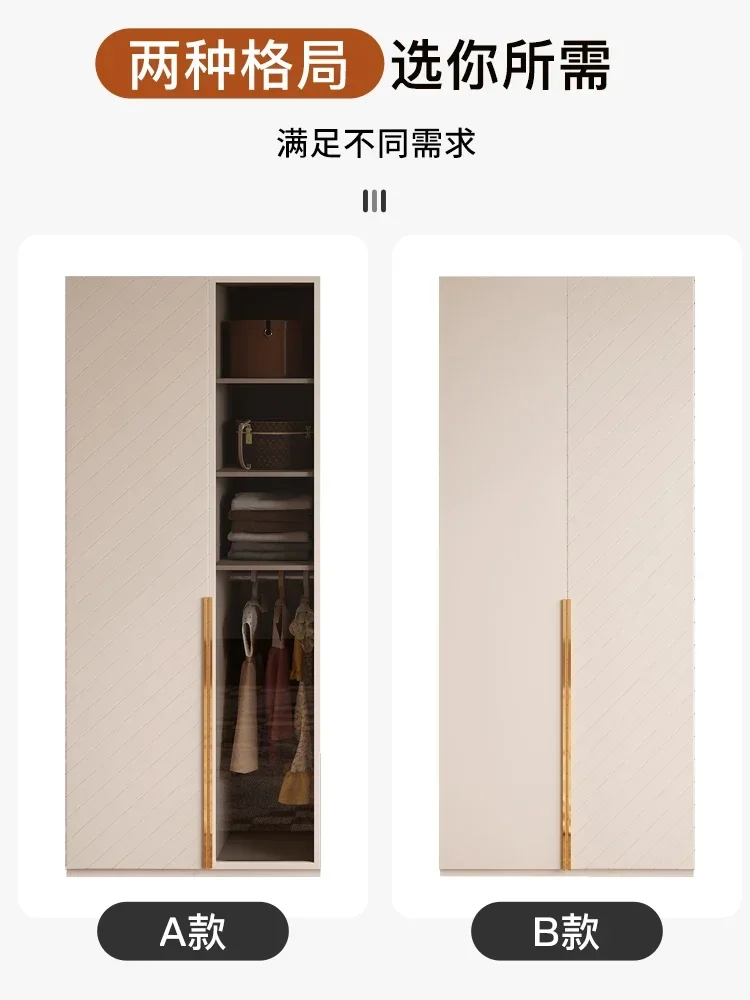 Top - Notch Long - Lasting Wardrobe, Bedroom, Household Glass Door, Wardrobe, Double Door Storage Cabinet, Matte White Superior