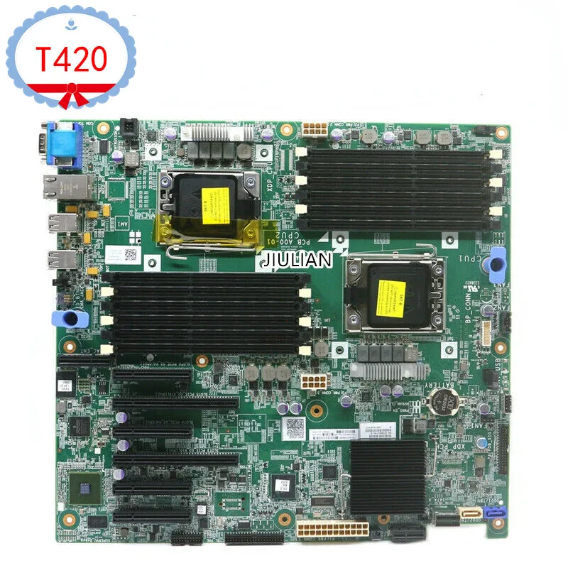 Original For Dell Poweredge T420 Server Motherboard DDR3 Mainboard CN-0N567W 0N567W N567W Working Tested