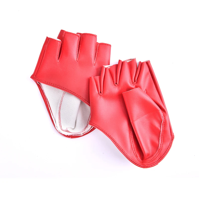 Fingerlose Handschuhe aus Pu-Leder für Goth Punk Rock Lolita Harajuku Stage Party – Detail 13
