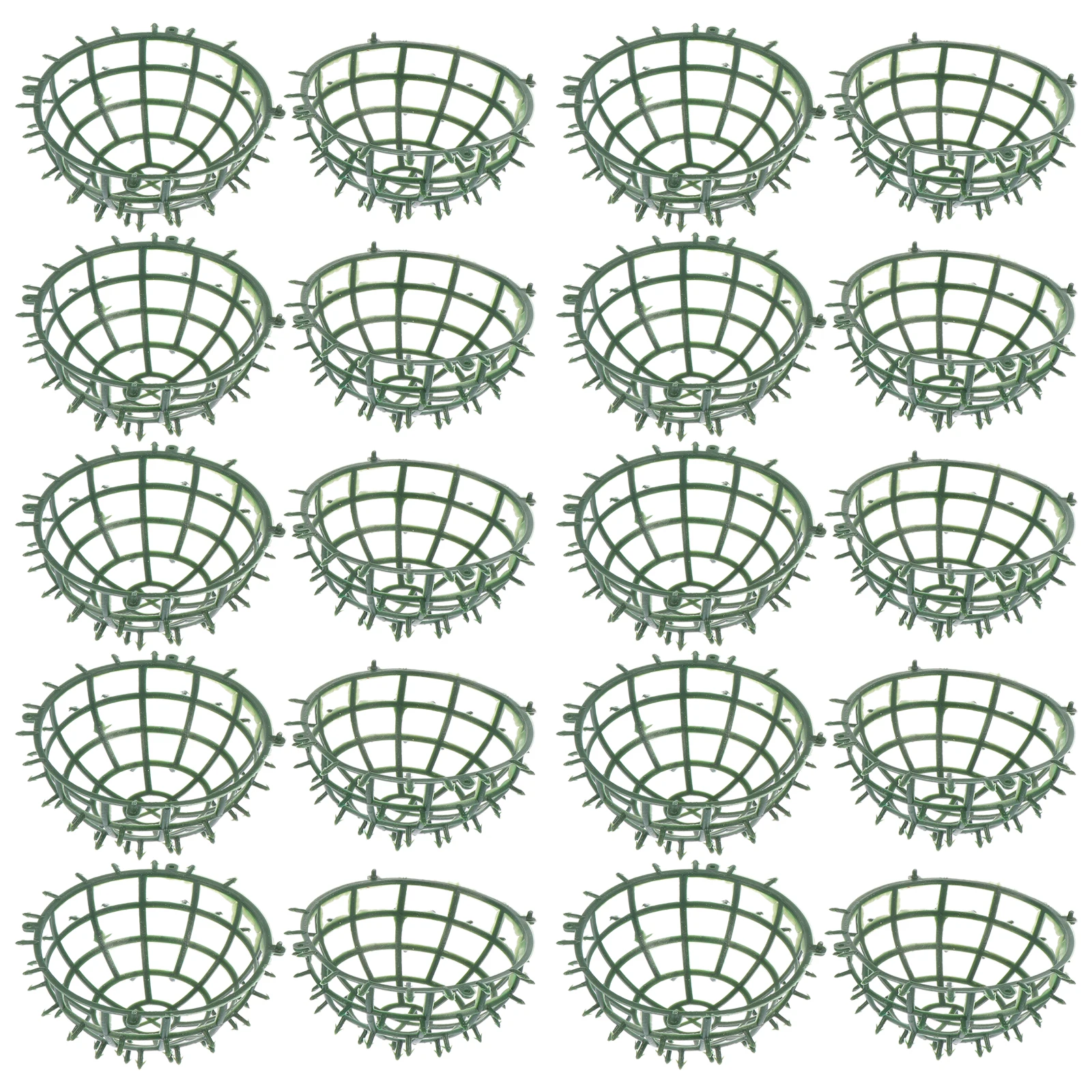 

10 pcs Ball Topiary Frame Artificial Flower Arrangement Rack Decorative Wedding Supplies Grass Ball Frame Plastic Plant Stand
