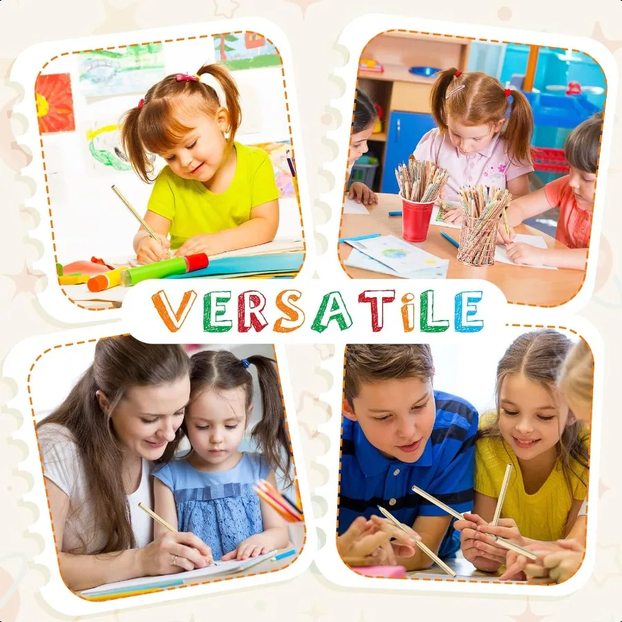 48 шт. Карандаши радужного цвета, 7 цветов в 1, деревянный Радужный карандаш с 4 шт. точилкой для взрослых, художественный рисунок, прямой