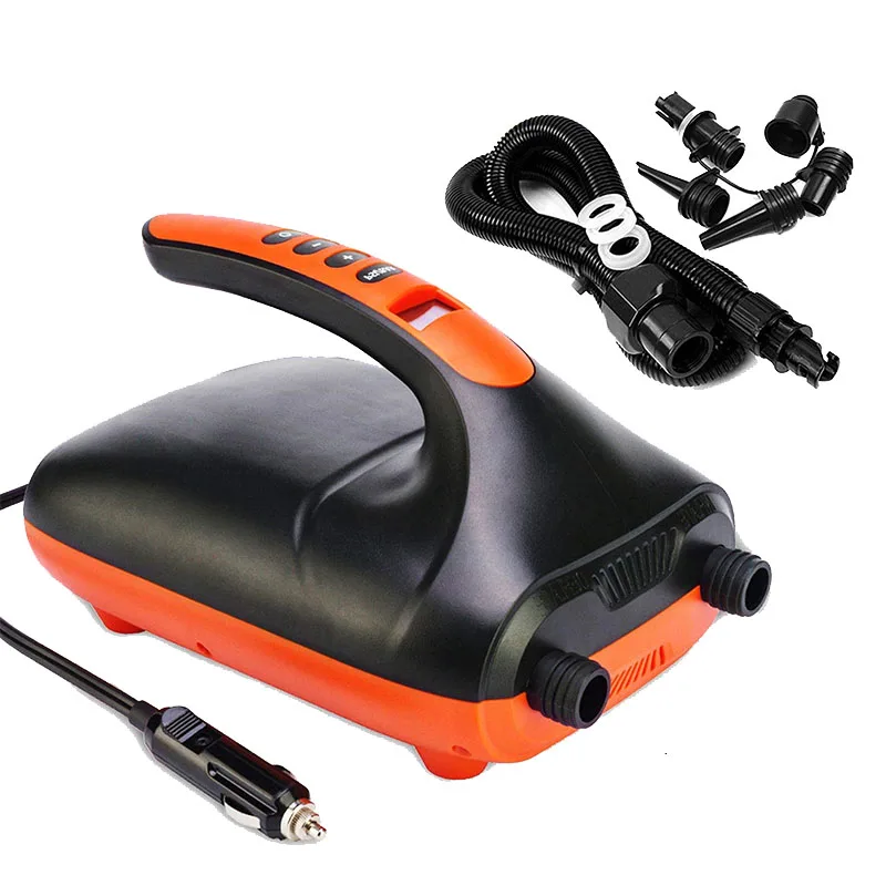 SUP Luftpumpe 20 PSI 12V DC Auto-Betriebene Elektrische Paddelbrett-Pumpe Tragbarer Inflator für Paddelbrett, Aufblasbares Zelt, Wassersport