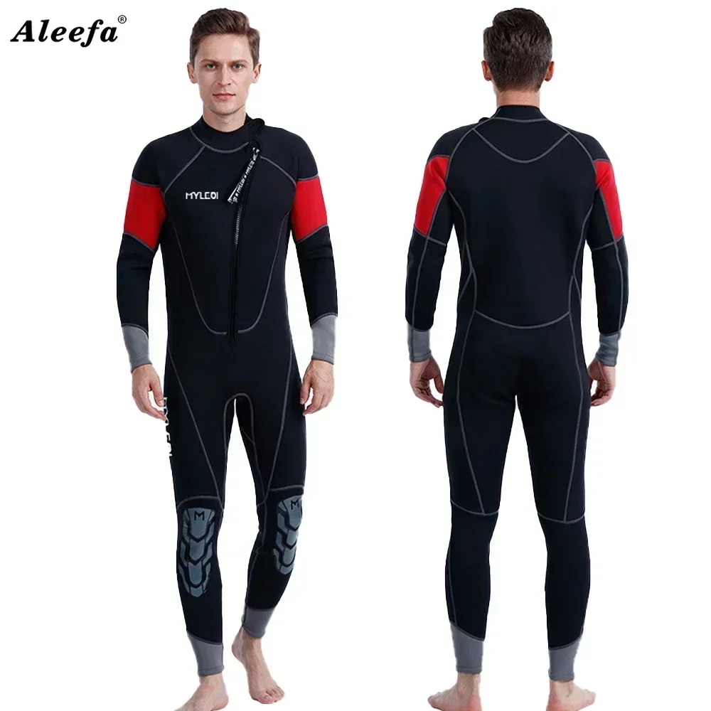 Men's  3mm Wetsuit Front Zipper Keep Warm Scuba Diving Suits One-piece Wet Suit Thermals Spearfishing Triathlon wetsuit