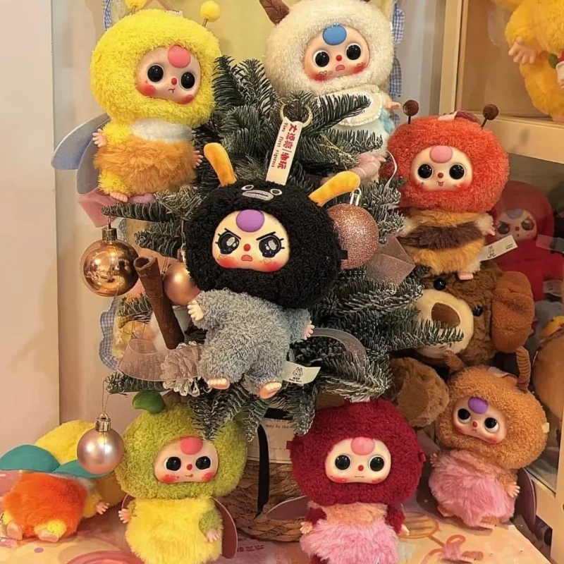 

In Stock Babythree Elf Insects Series Vinyl Plush Sprite Blind Box Hand Ornaments Pendant Fan Collection Christmas Gifts