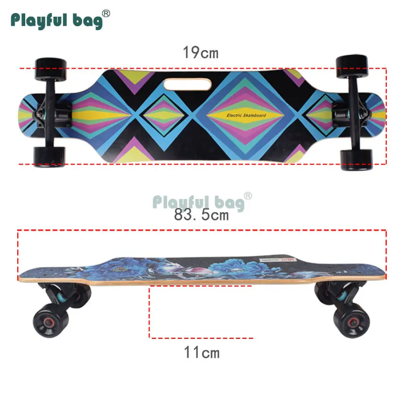 Playful bag 83.5x19CM Maple land surfboard skateboard Canadian maple Metal trucks Skateboard Complete AMB214