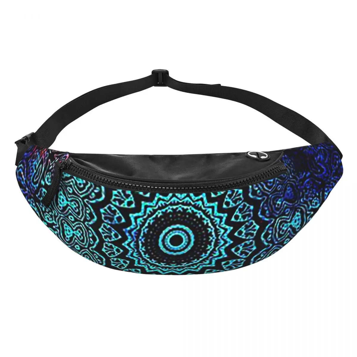 

Bohemian Passion Mandala Zen Yoga Meditation Fanny Pack Men Women Crossbody Adjustable Waist Bag Travel Running Phone Pouch