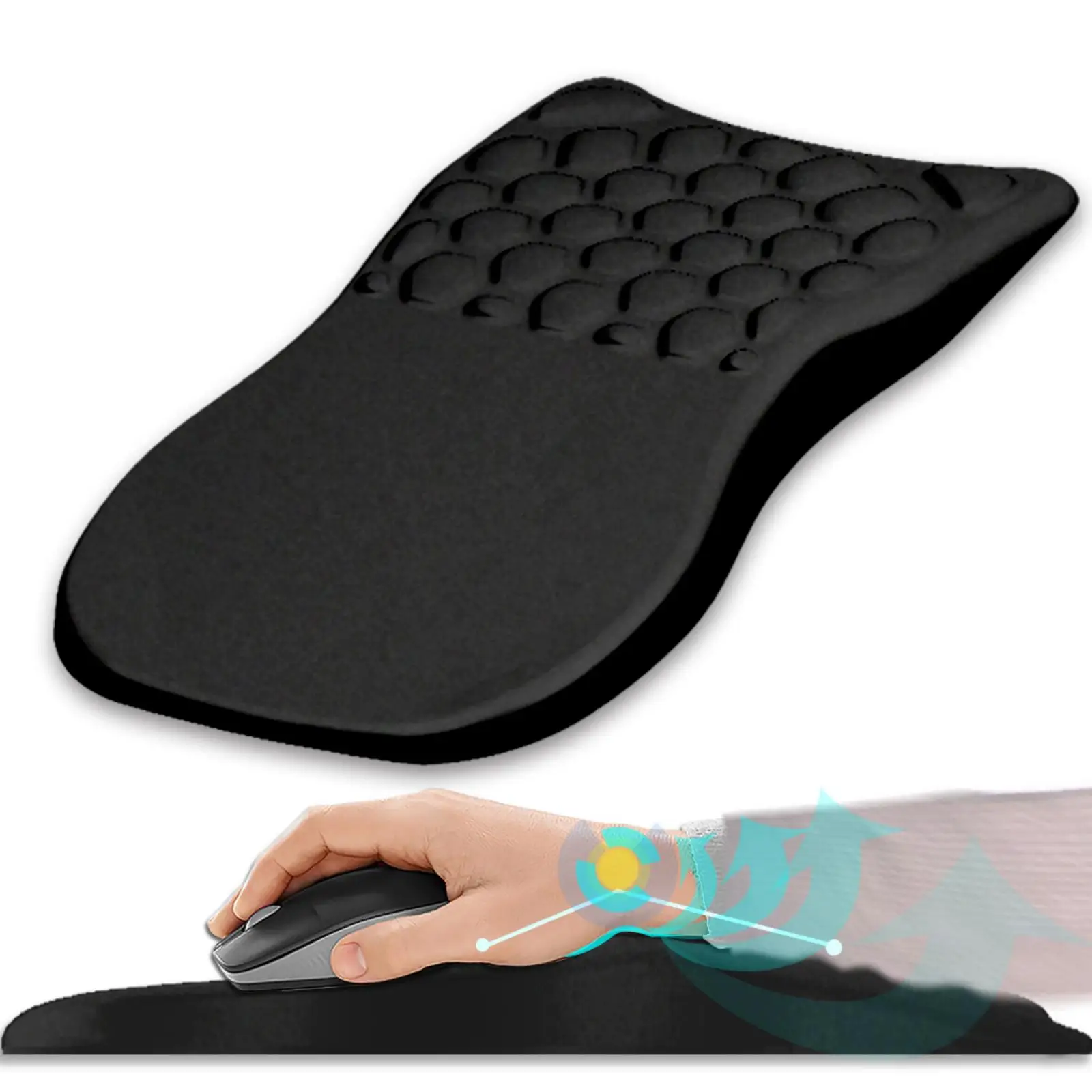 Mouse Pad Ergonomic Mouse Pad With Wrist Rest Comfort Relief Complete Wrist Support Set Essential