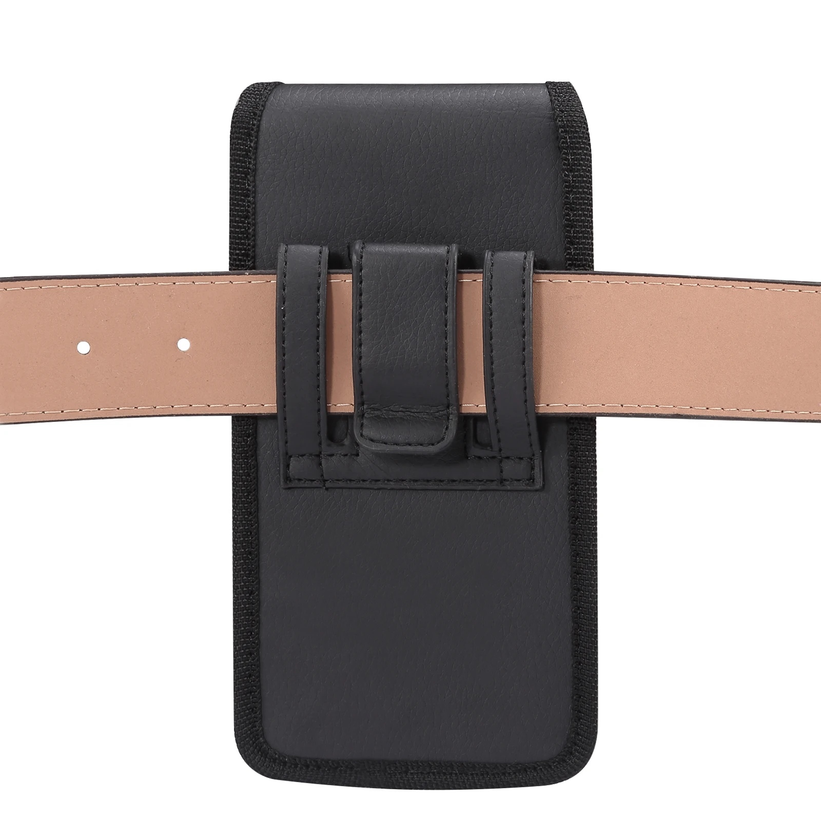 Universal Leather Mobile Phone Waist Bag Men For iPhone 15 14 13 Pro Max Samsung Xiaomi Redmi Note 12 11 Belt Clip Holster Pouch