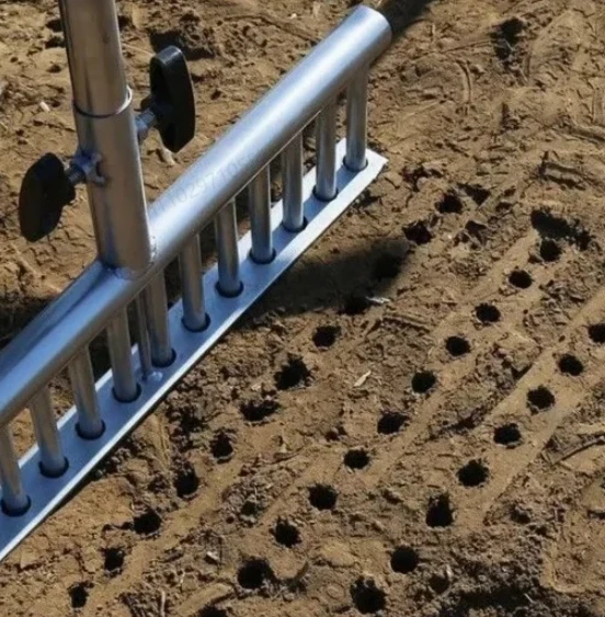 

Инструмент для посадки луковых саженцев - автоматический сажатель-пробойник 3-в-1 для посадки лука, петрушки и овощей в саду