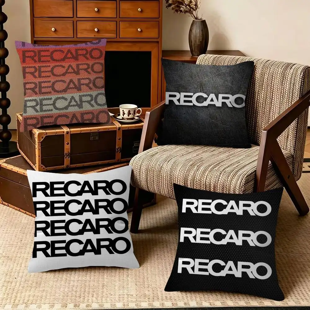 Classic brand Recaroes logo   Decorative Pillowcase Square Pillowcase Home Office Decorative Cushion Cover