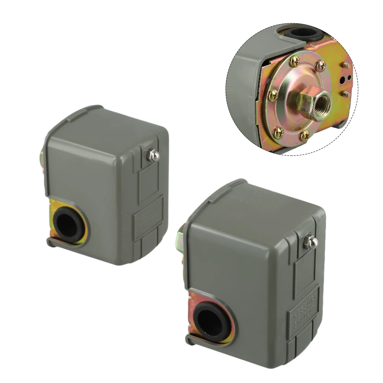 

Water Pump Pressure Control Switch 110V/230V 1/4 Connector Thread Suitable for Self Priming Injection and Garden Pumps