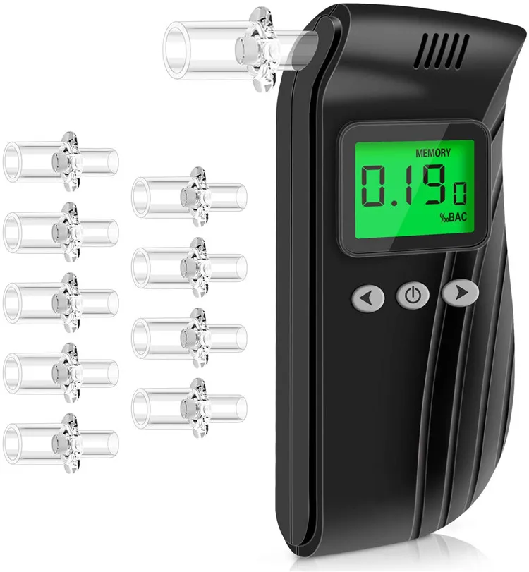 Portable Breathalyser Semiconductor Sensor Alcohol Checker Detector Digital Breath Alcohol Tester Price Breathalyzer
