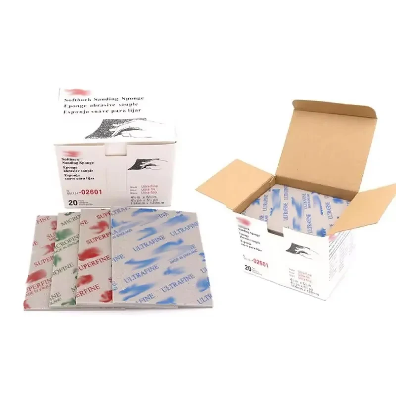 ソフトバックサンディングスポンジ、研磨スポンジ、柔らかいスポンジ、研磨用スポンジ、サンドペーパー、サンディングブロック
