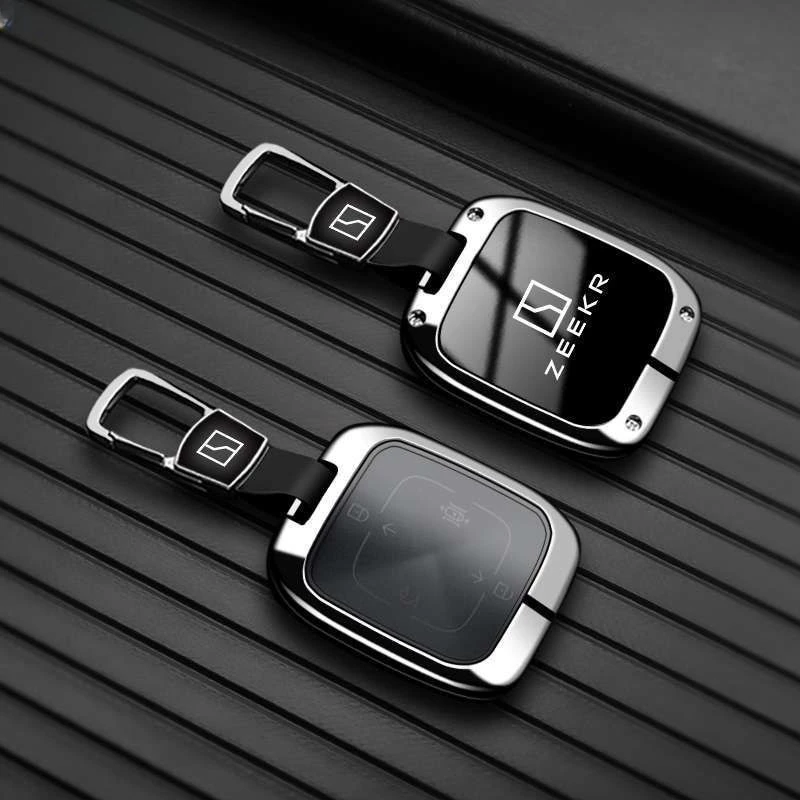 NEW Zinc Alloy Car Remote Key Case Cover Protector for Extremely Krypton 001 007 009 ZEEKR X Truck Auto Keychain Accessories