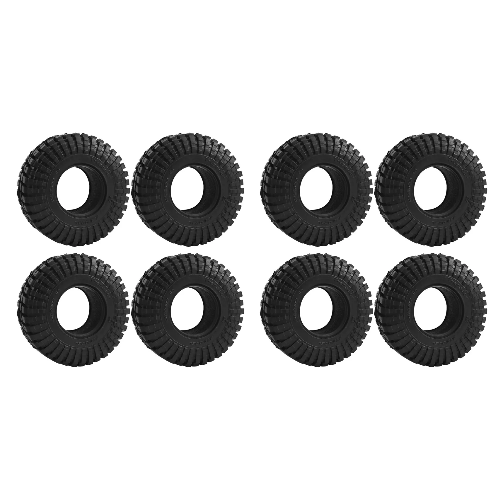 

8PCS 110X39MM 1.9 Rubber Wheel Tires Tyre For 1/10 RC Crawler Car Axial SCX10 90046 SCX10 III AXI03007 Traxxas TRX4 D90