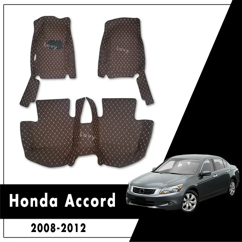

Car Floor Mats Trunk Carpets For Honda Accord 2012 2011 2010 2009 2008 Rugs Dash Pads Auto Interior Accessories Waterproof