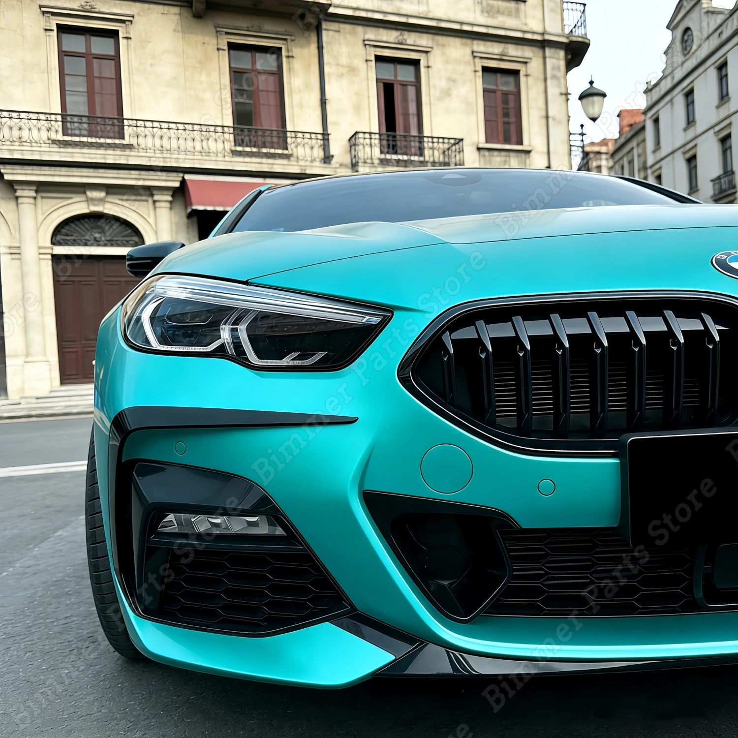 

2 шт. передних боковых сплиттеров для бампера BMW 2 серии F44 218i 220d 228i M235ixDrive M Sport 2020-2024, тюнинг-наборы Wind Knife BodyKits