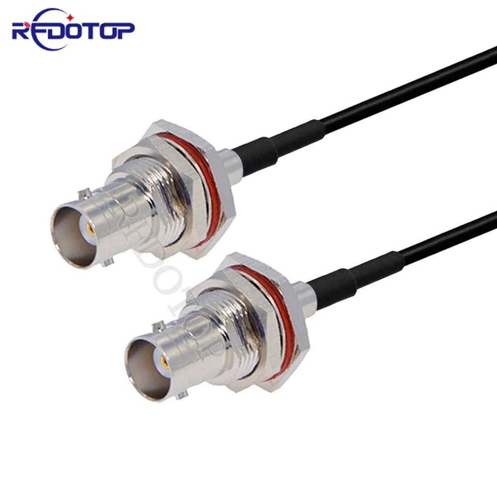 

Waterproof BNC Female to BNC Female Connector RG174 RF Coaxial Cable 50Ohm for Video Camera SDI Camcorder HD-SDI/3G-SDI/4K/8K