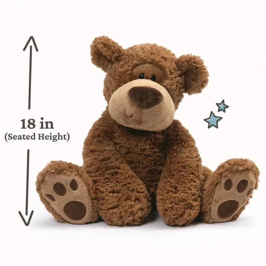 Grahm Teddybär, Premium-Kuscheltier für Kinder ab 1 Jahr, Braun, 18 Zoll