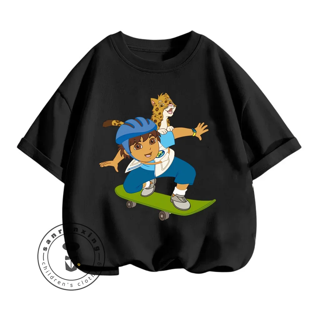 Outdoor Fun Diego Go Diego Go T-Shirts Great for Children Who Want to Explore the Great Outdoors while Looking Hip and Trendy