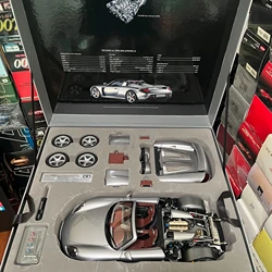 Tamiya 1:12 CarreraGT V10 Silver Simulation Limited Edition All Open Alloy Metal Static Car Model Toy Gift