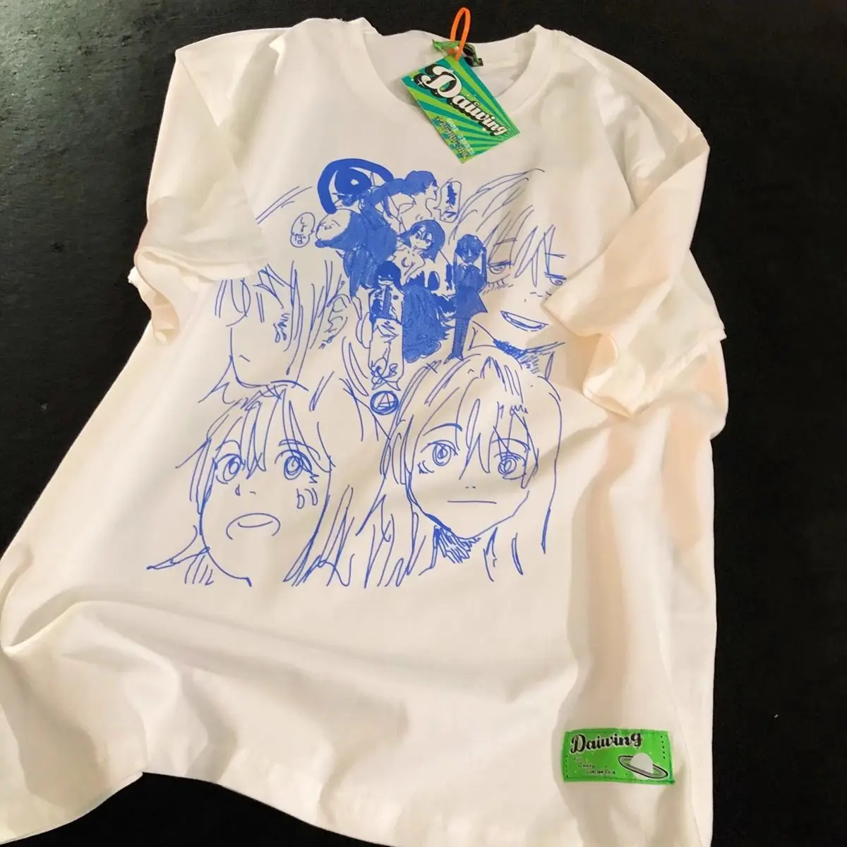 Japanese Anime Graphic T-Shirt | 100% Cotton Isekai Delivery Design | Oversized Unisex Streetwear Tee 2000s Grunge Punk Girls
