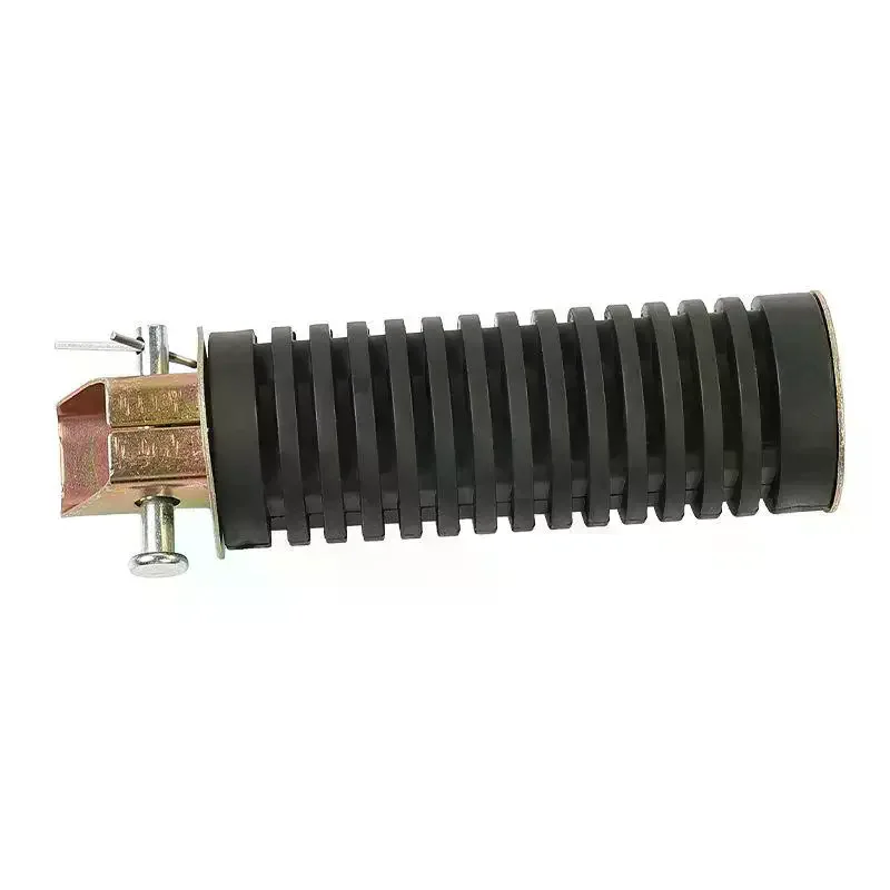 1/2Pcs Rubber Rear Frame Passenger Footrest Foot Pegs Pedals Black For CG125 Universal Motorcycles Motorbike Moto Parts