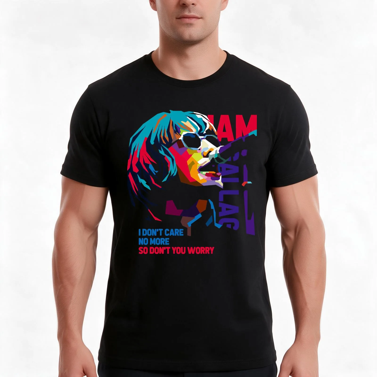 Men Women Male Liam Musician Gallagher Funny Men Fan T-Shirt, Summer Casual Cotton Tee, Oversized Streetwear Tops, 100% Cotton