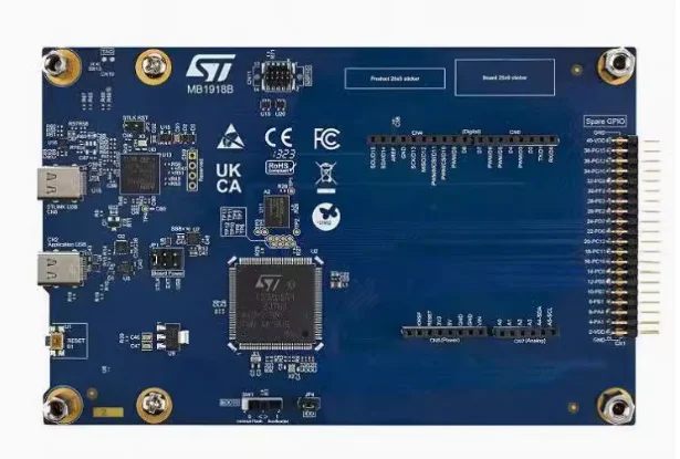

Для комплекта Discovery STM32U5G9J-DK2 с платой разработки микроконтроллера STM32U5G9ZJT6Q