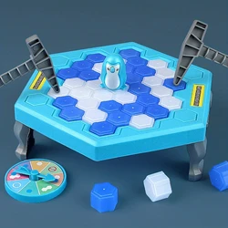 Ice Breaking Game Toys Save Penguin Trap Break Ice Interactive Board Game Family Party Puzzle Table Knock Block Kids Funny Toys