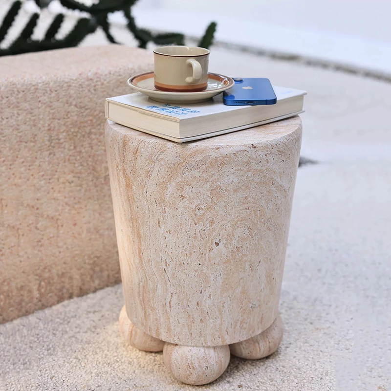 Magnesium Oxide Coffee Table,Minimalist Mini Tea Table,Living Room Side Table,Storage Desk,Home Decor Display Stand,Furniture