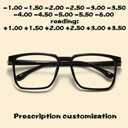 57mm-150mm Fashion Ultra light weight big Glasses Frame Optical Full TR-90 Prescription Eyeglasses for Men Spectacles Eyewear