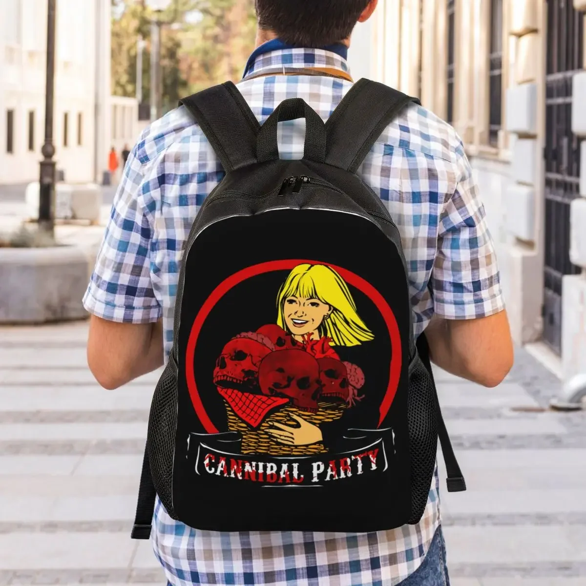 Custom Death Metal Cannibal Corpse Rock Roll Laptop Backpack Women Men Basic Bookbag for School College Student Bags