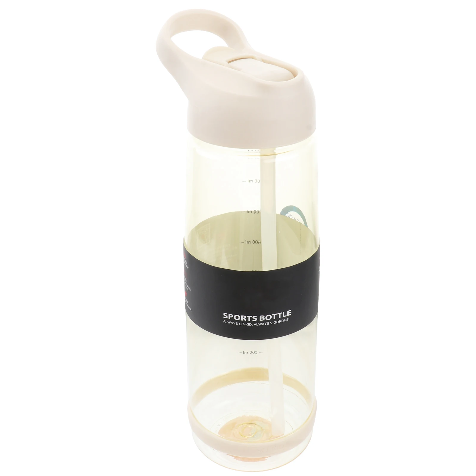 

1000ml H PC Water Bottle Straw H Leak Proof for Sports Outdoor Large Capacity Kids Pc Water Bottle School Yellow