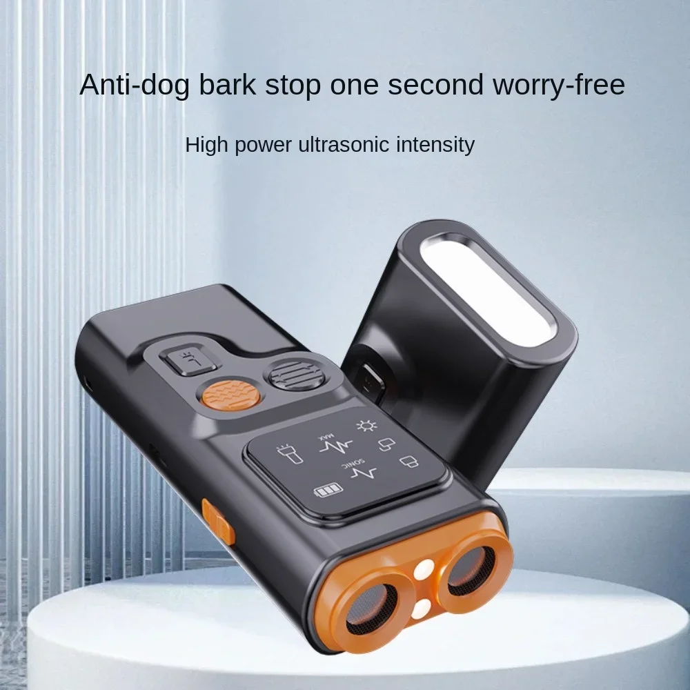 Ultrasonic Dual Head Dog Driver Cross LED Flashlight Ultrasonic Dog Driver Portable Dog Trainer