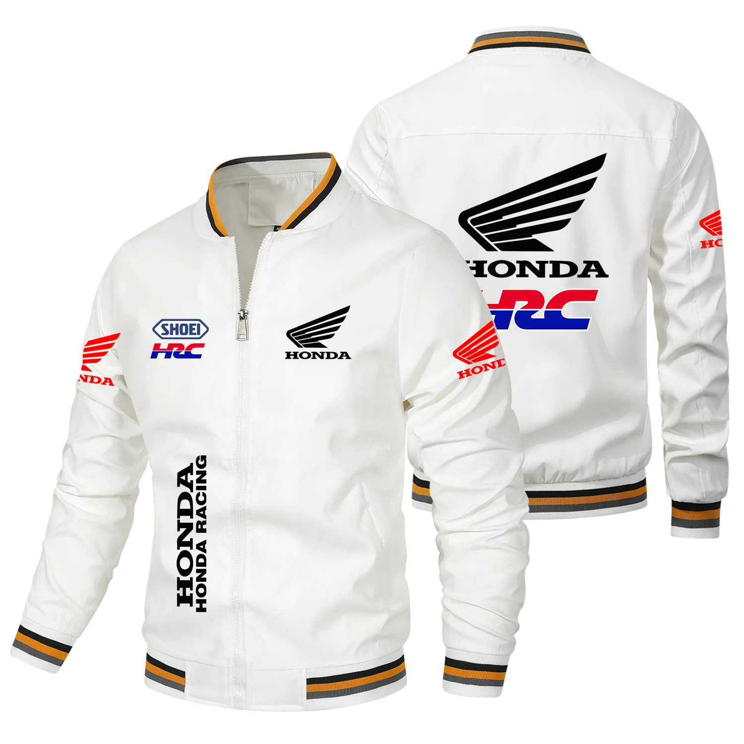 Herbst Herren Honda Motorrad Radfahren Wasserdichte Jacke Herren Outdoor Sport Top Honda Red Wing HRC Motorrad Winddichte Jacke