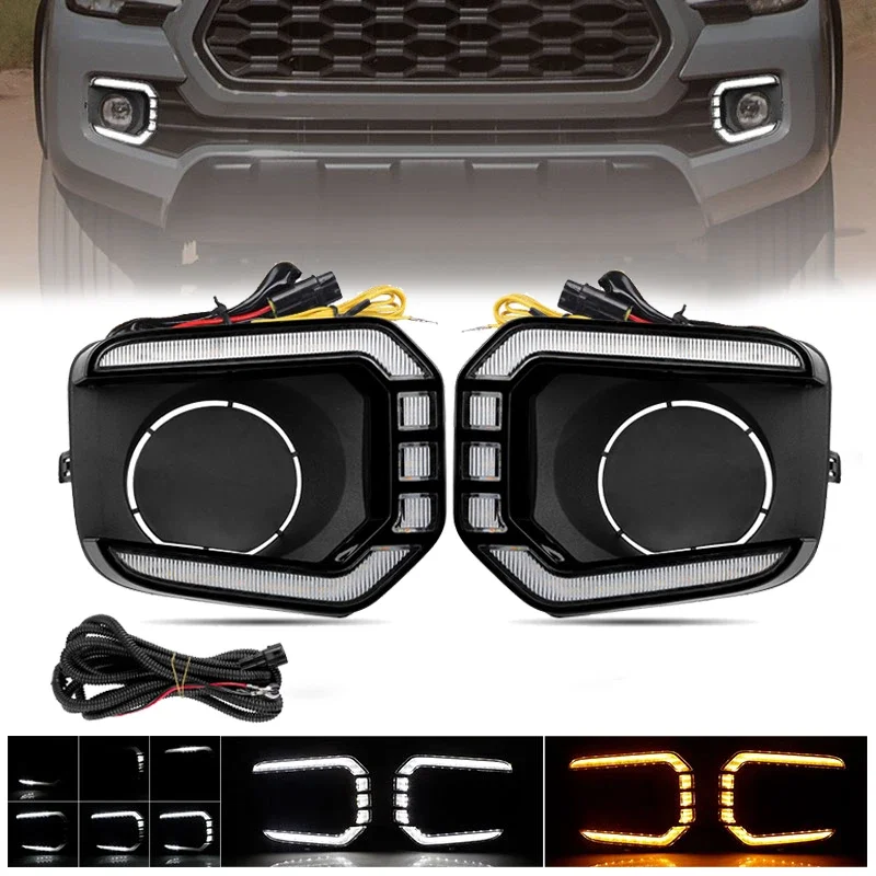 

Front Bumper Lamps Led Drl Fog Light Sr5 Fog Lamps White Led Fog Light Assembly For Vehicle Lighting Front Bumper Automotive