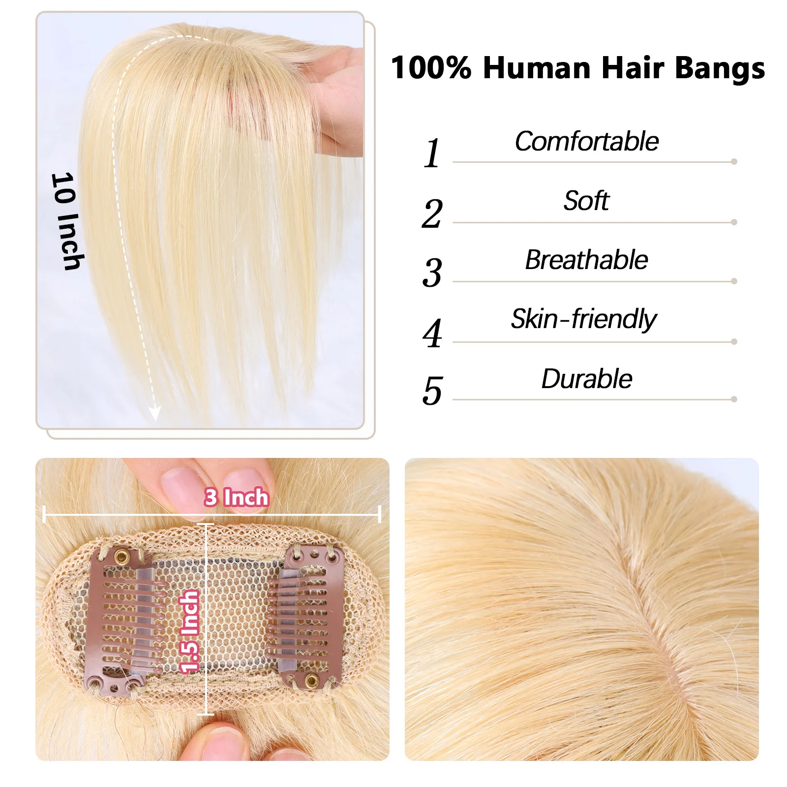 Human Hair Women Topper Gradual Density Top Piece Jet Black Color Invisible Part for Fine Hair Women Wig