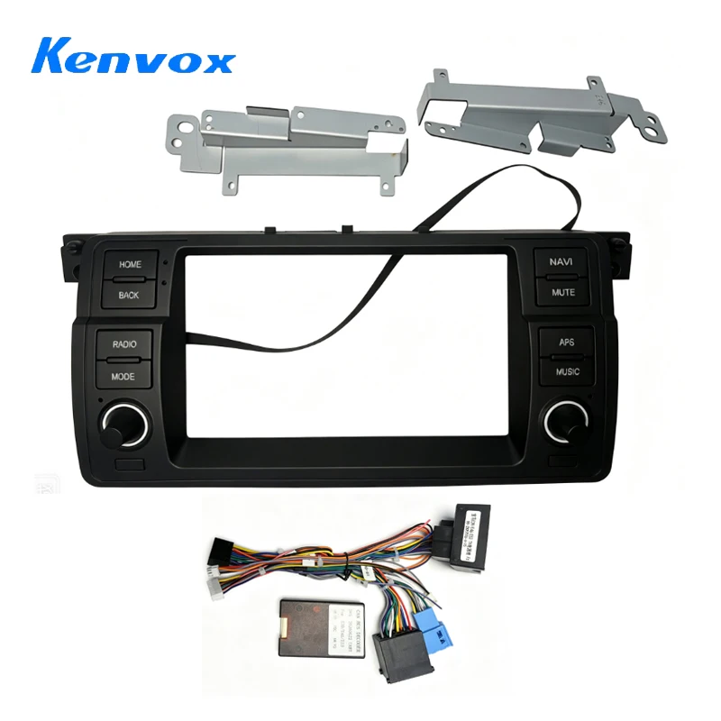 android-auto-radio-installazione-fascia-telaio-canbus-per-bmw-e46-m3-stereo-gps-pannello-multimediale-dash-mount-kit-cablaggio-cavo