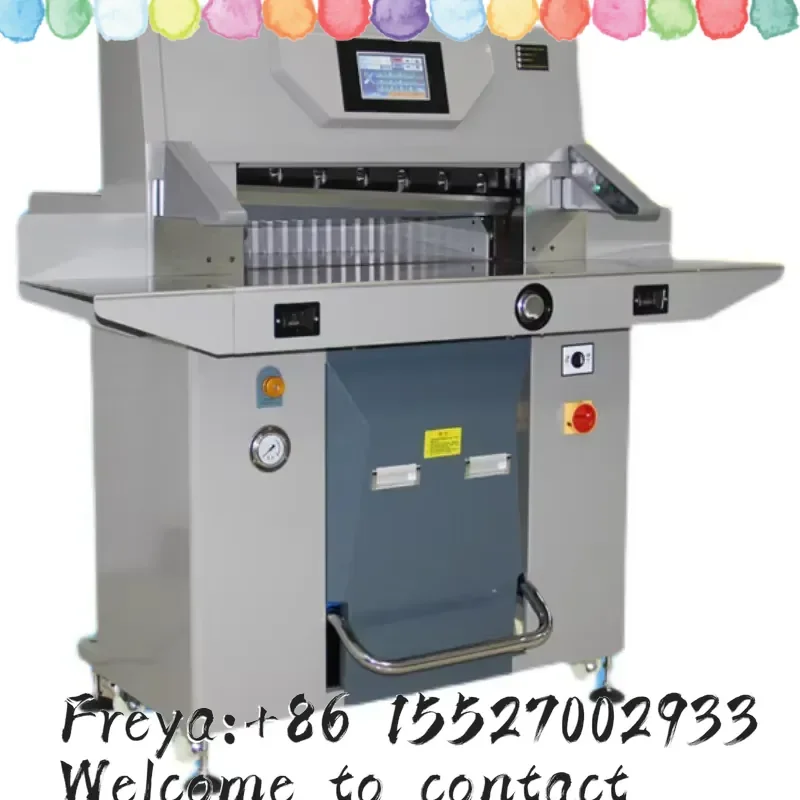Guillotine Hydraulic Die Cutting A4 Paper Cutter Machine Edge Hydraulic Guillotine Trimming Paper Cutting Machine