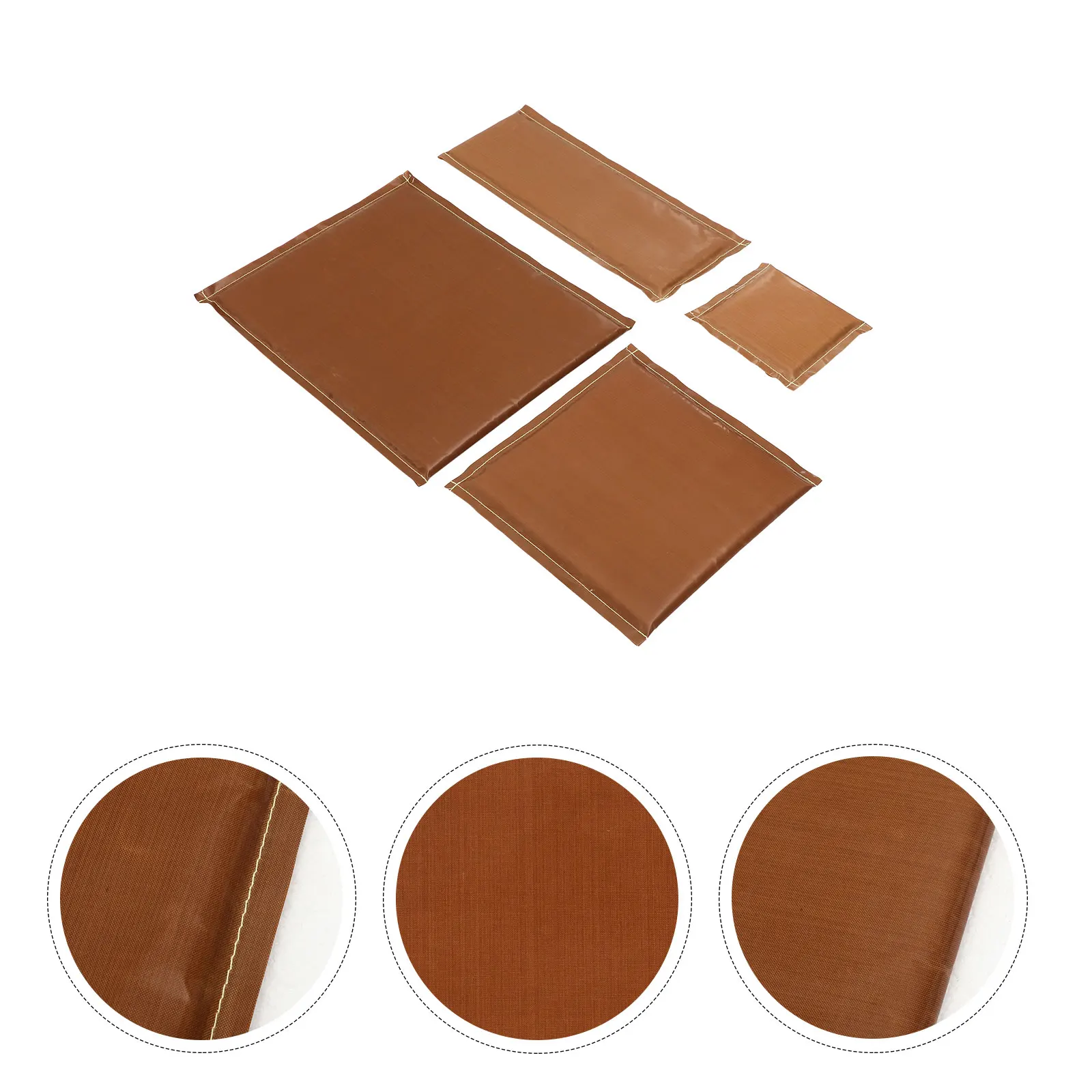 4 قطعة طقم وسادة الصحافة الحرارة مقاومة للحرارة قابلة لإعادة الاستخدام حصيرة الكي لتوزيع الضغط السلس الحرفية لتقوم بها بنفسك إمدادات الضغط الحديد