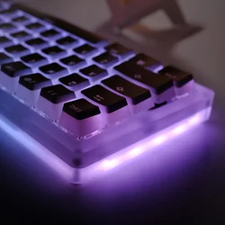 Pudding Keycap PBT Double Shot Keycaps For Cherry MX Switch Mechanical Keyboard OEM Profile RGB Backlit Keyboard keycap DIY GK61