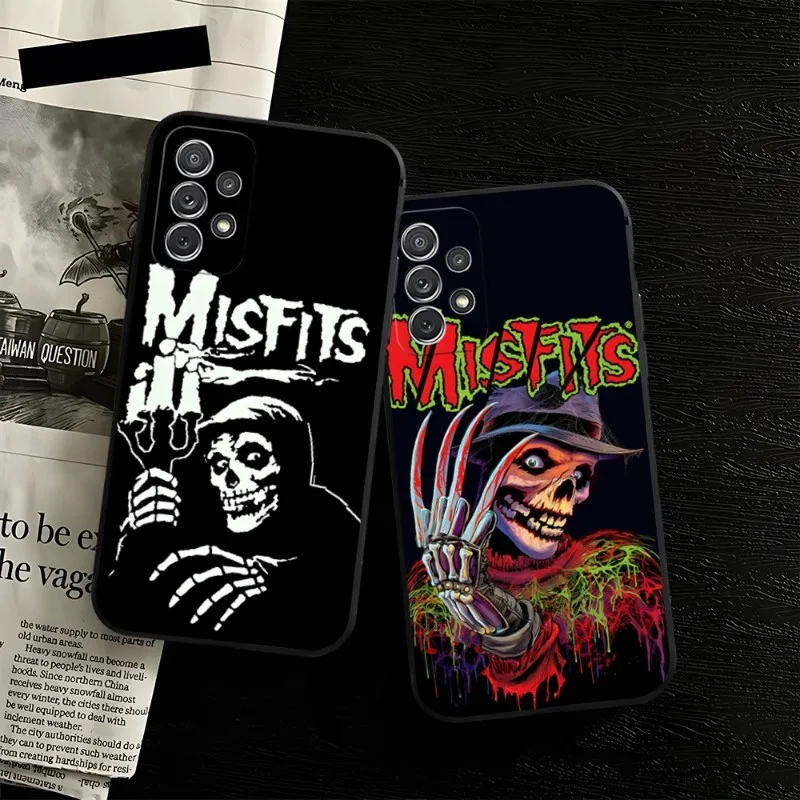 The Misfits Glenn Danzig Phone Case For Samsung Galaxy S23 S22 S21 S20 S30 Ultra Fe S10 S8 S9 Note 20 10 Pro Plus Black Cover