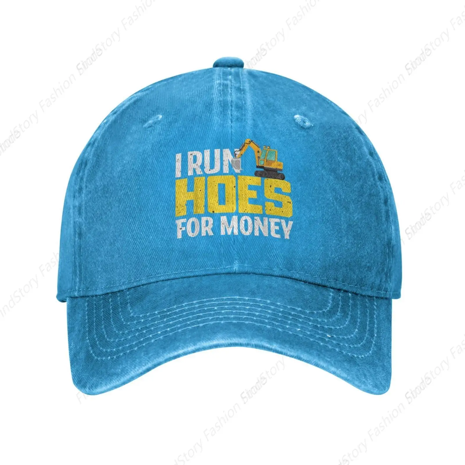 I Run Hoes for Money berretto da Baseball Trucker Denim cappelli cotone Golf papà cappello per uomo e donna tutte le stagioni