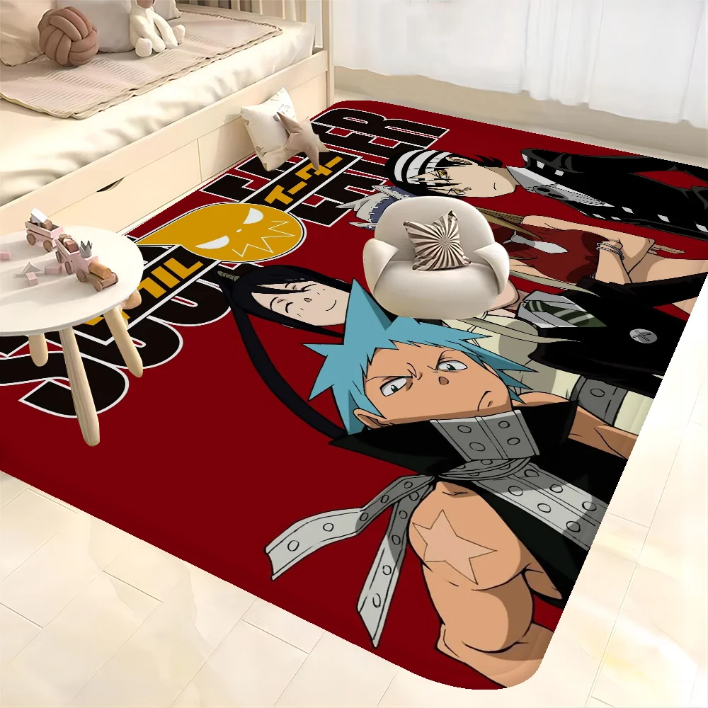 Anime Soul Eater Bathroom Mat Kids Room Bedroom Decoration Balcony Anti-Slip Doormat Living Room Welcome Rug